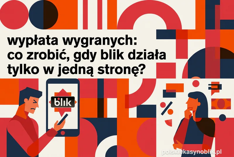 Wypłata wygranych: Co zrobić, gdy BLIK działa tylko w jedną stronę?